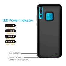 6500 мАч чехол для зарядного устройства для huawei Nova 4e huawei P30 Lite расширенная батарея резервного питания противоударный чехол для зарядки