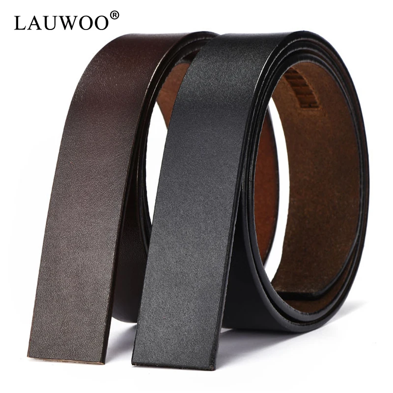 No Buckle belt 3.5cm Hot Sale Luxury Genuine Leather High Quality