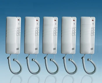 

XinSiLu New Arrival Top Quality Home Security 5-way interphone, new style intercom system