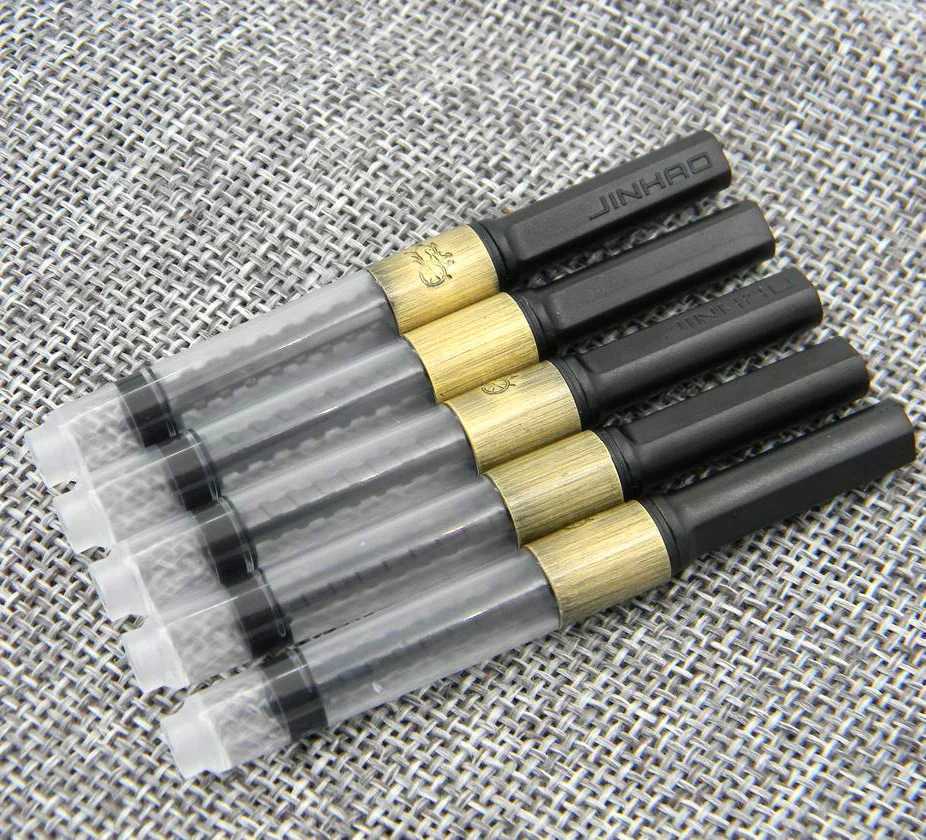 5 шт. JINHAO Пластиковые картриджи-насосы перьевая ручка конвертер