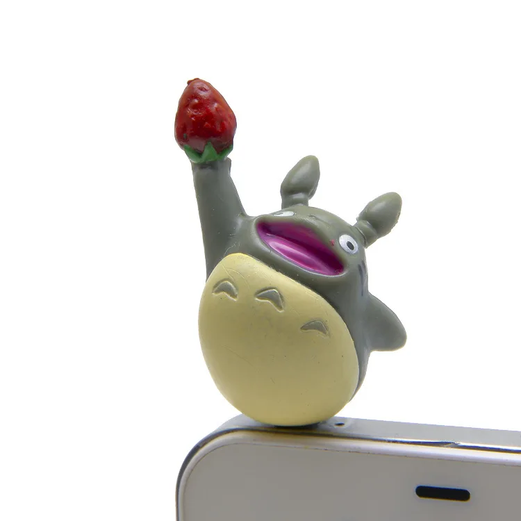 Милые 12 рисунков 3D Hayao Miyazaki Totoro мобильный телефон Earcap Пробка для наушников