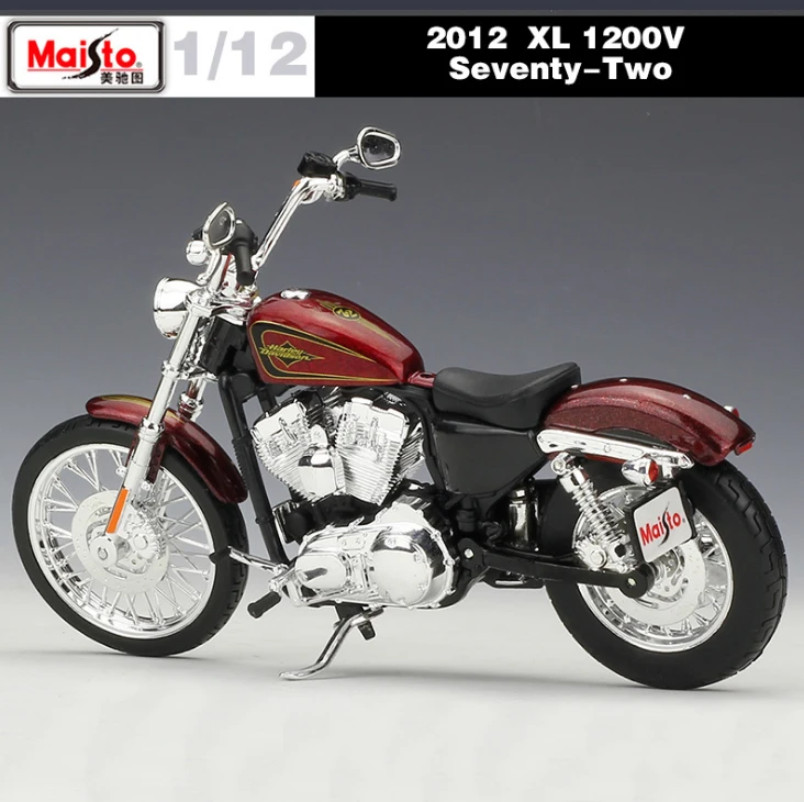 1:12 2012 XL 1200V модель Maisto литая под давлением металлическая спортивная гоночная