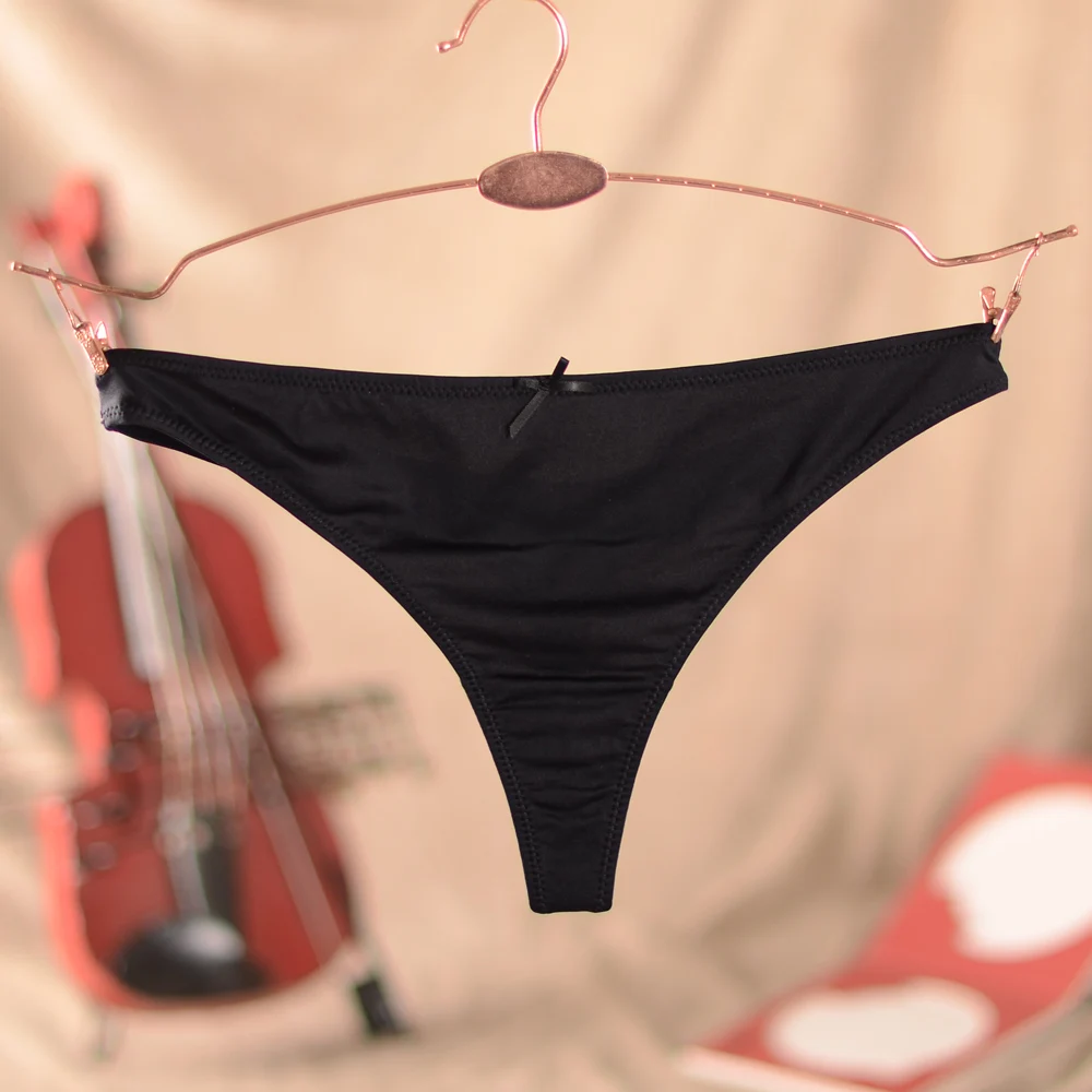 

Women's Seamless Hipster Underwear Girls Thong Comfort Solid G String
