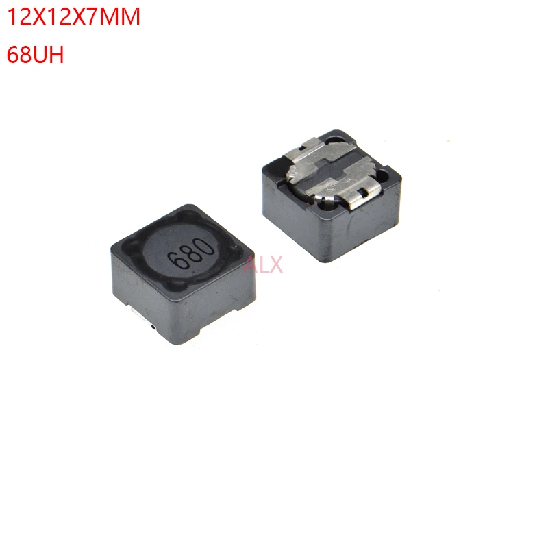 10 шт 12*12*7 68uh 680 SMD SMT патч Экранирование силовой индуктор 12*12*7 мм 12X12X7 CDRH127R CD127