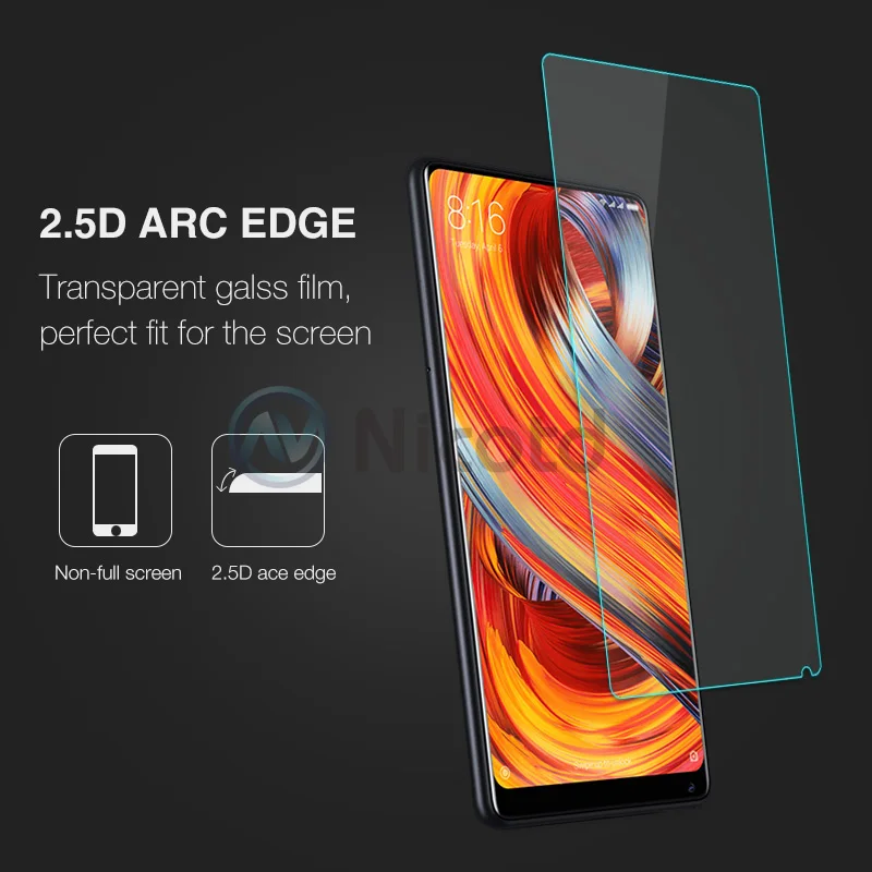 Anti-fingerprint Tempered Glass For Xiaomi Mi 8 Lite MAX MIX 2 6 Screen Protector Film For Redmi Note 5A Prime 6A Note 3 Film (5)