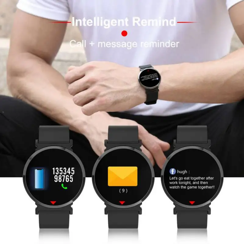 

IPS Color Screen Smart Watch Sports Bluetooth Smartwatches IP68 Waterproof Heart Rate Blood Pressure Monitor For iOS Android