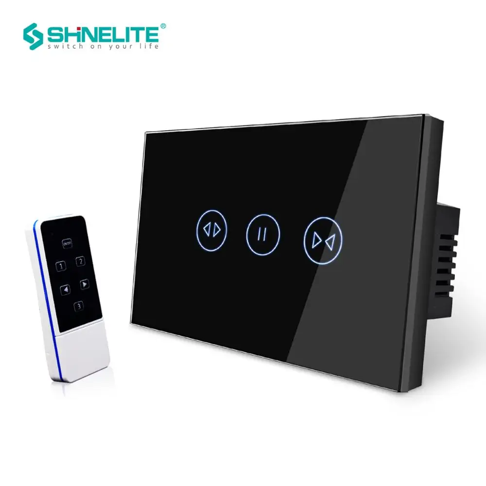 US Standard SHINELITE free shipping Smart Home Remote Control Curtains