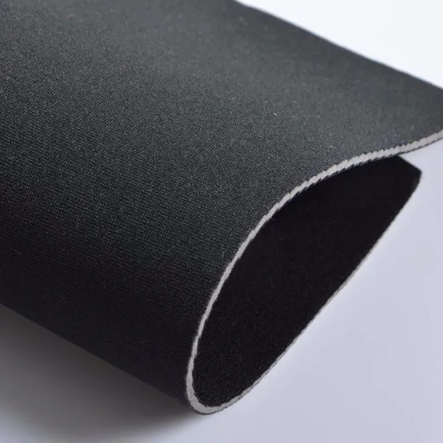 US $15.50 3.0MM thickness waterproof black SRB Neoprene knit fabric material sale by 45CM*137CM piece