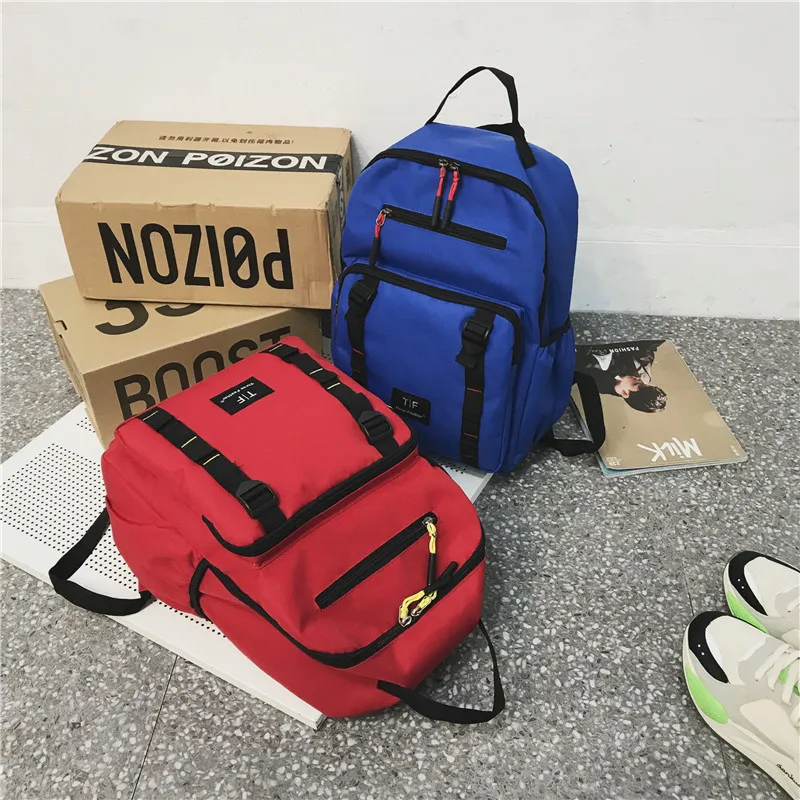 

Campus Backpack Girl 2019 New Simple Fashion College Student Backpack Korean version High School Backpack