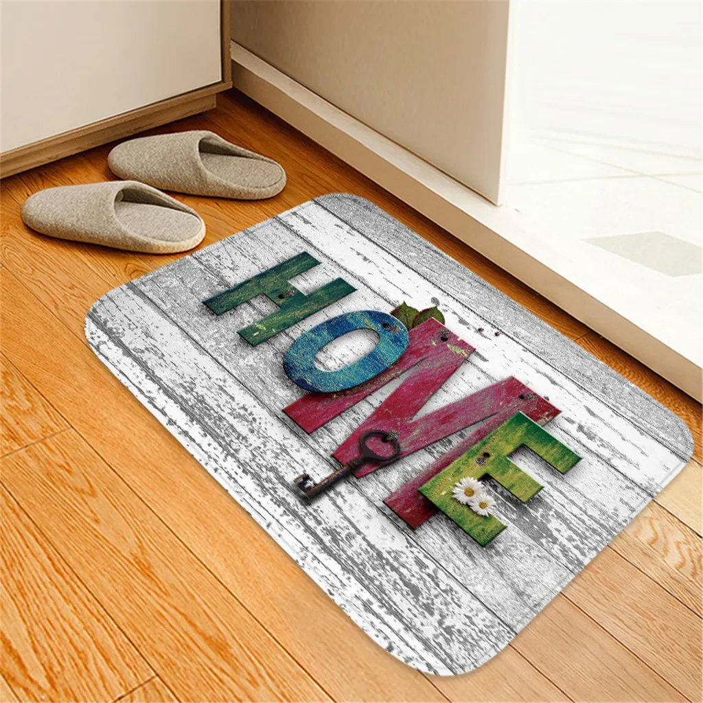

2019 Absorbent carpet 40X60 CM Carpet Hallway Doormat Anti - Slip Carpet Absorb Water Kitchen Mat/Rug Easy to absorb water
