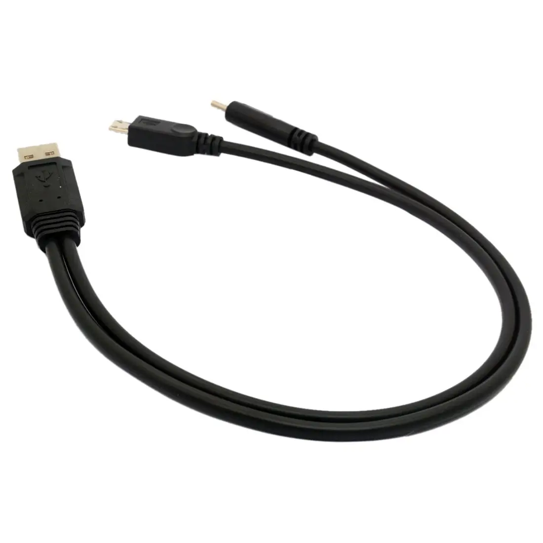 

HFES New USB 2.0 1 Drag 2 MICRO-USB Type C Multi Charging Cable