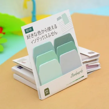 

Colorful Simple Gradient Color Self-Adhesive N Times Indexes Memo Pad Sticky Notes Bookmark School Office Supply