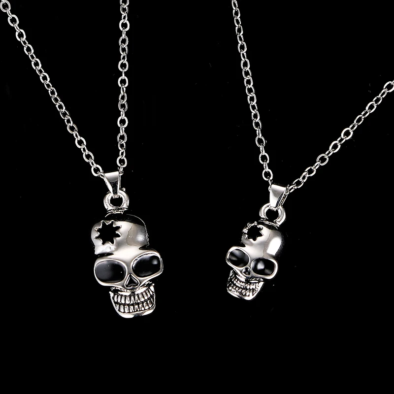Emmaya 2 шт/набор Панк Скелет Кулон ожерелье модное Дешевое ожерелье s для влюбленных заводская цена подарок