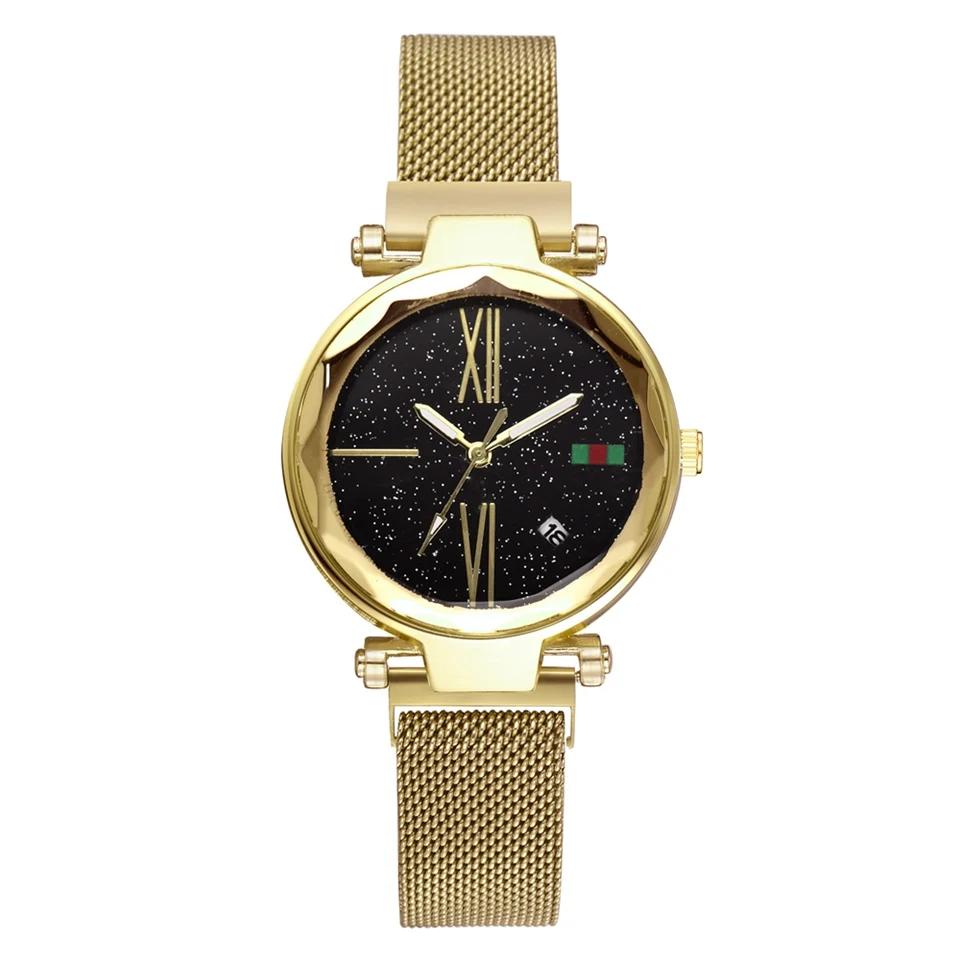 

Fashion G Women Watches Minimalism Starry Sky Magnet Buckle Casual Luxury Female Wristwatch Clock Gift montre femme
