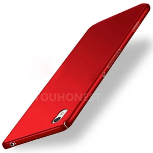 Ультратонкий матовый жесткий пластиковый чехол для sony Xperia C6 Z5 Compact Premium Plus X XZ1 XZ XA 1 2 XP XA1 XA2 PC Silm Full Cover - Цвет: Красный