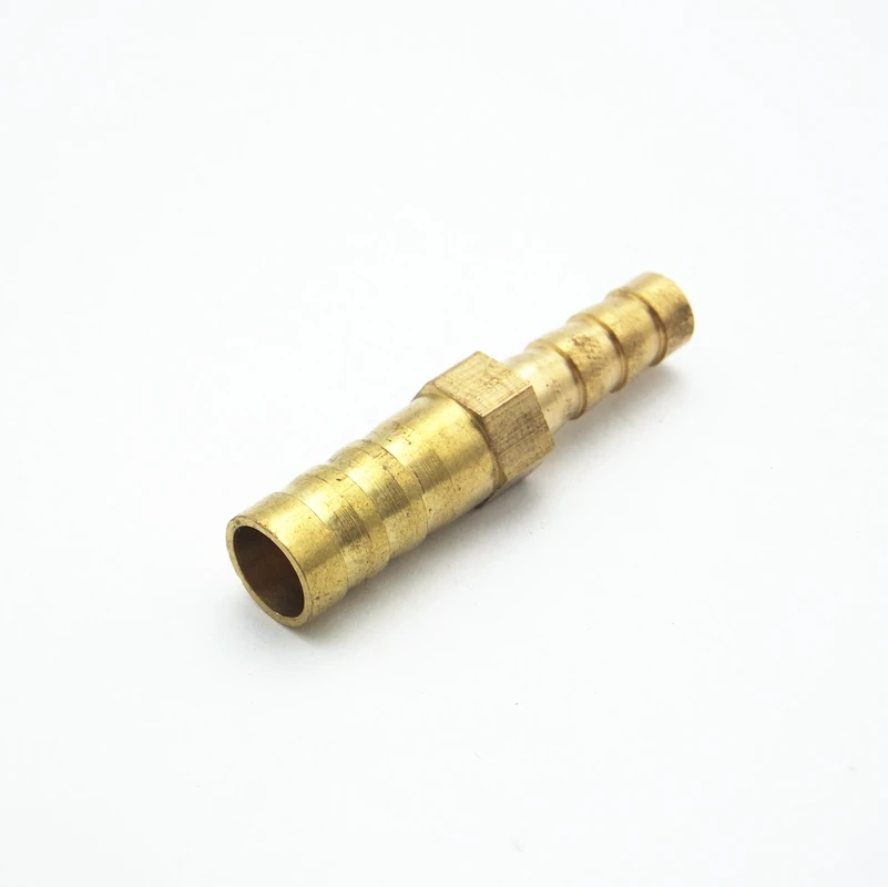 8mm Hose Barb x 12mm Hose Barb Brass Barbed Pipe Fitting Coupler