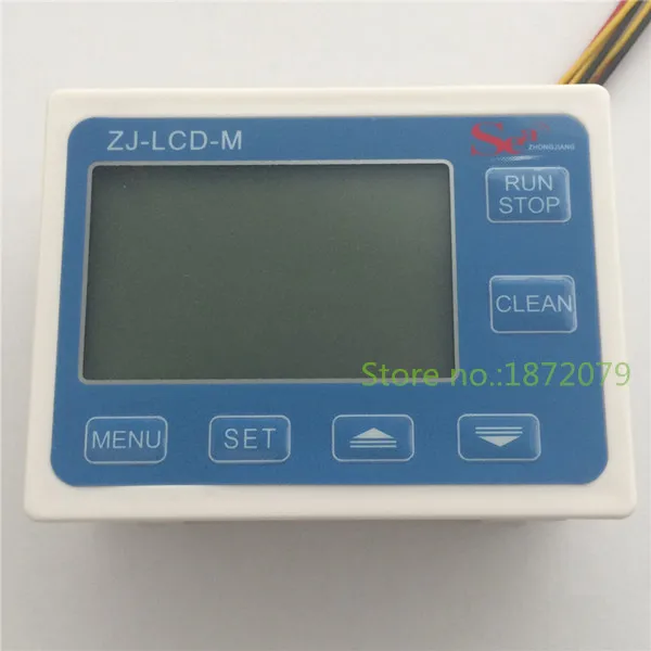 ZJ-LCD-M метр контроллер+ датчик температуры+ 1/" Датчик потока+ клапан для воды для измерения объема жидкостей