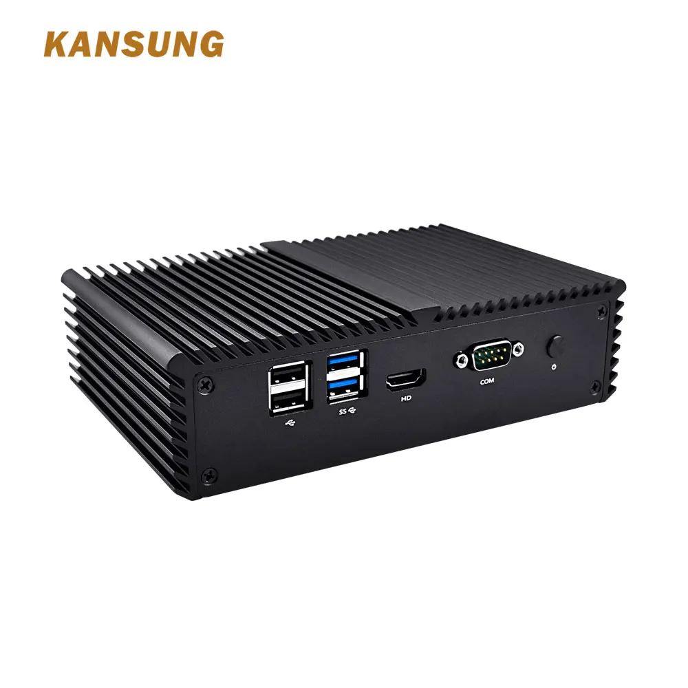 Безвентиляторный Nuc Core i5 7200U i3 7100U DDR4 Мини ПК Linux мини компьютер Barebone HD графика 620 AES