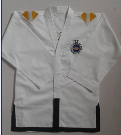 ITF Taekwondo Assistant Instructor Uniform Dobok With 1 to 3 Dan Slides