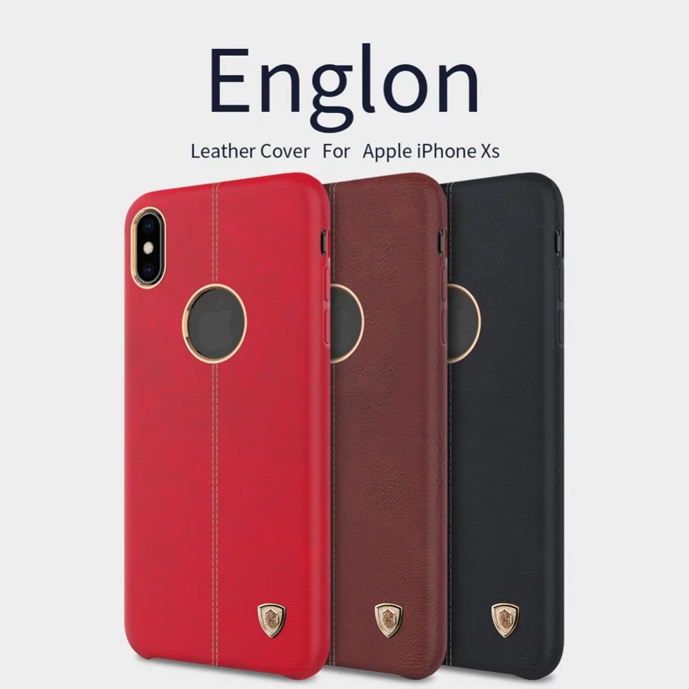 For iPhone XS Case Nillkin Englon Cover Hard Cover back covers phone