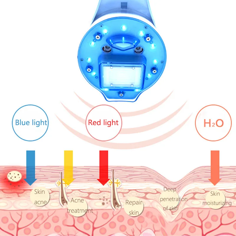  Oxygen Jet Peel Machine Facial Steamer Hydrogen Water Machine With LED Photon Light Therapy Skin Re - 33010246847