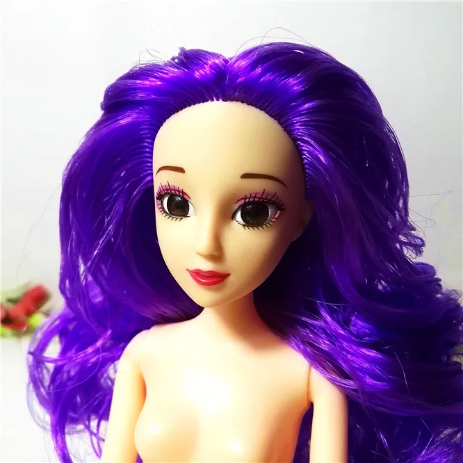 Boneca de maquiagem de primeira classe, cabeça/olhos 3d, cílios reais,  desenho à mão, cabelo marrom, acessórios de cabeça diy para xinyi branco -  AliExpress