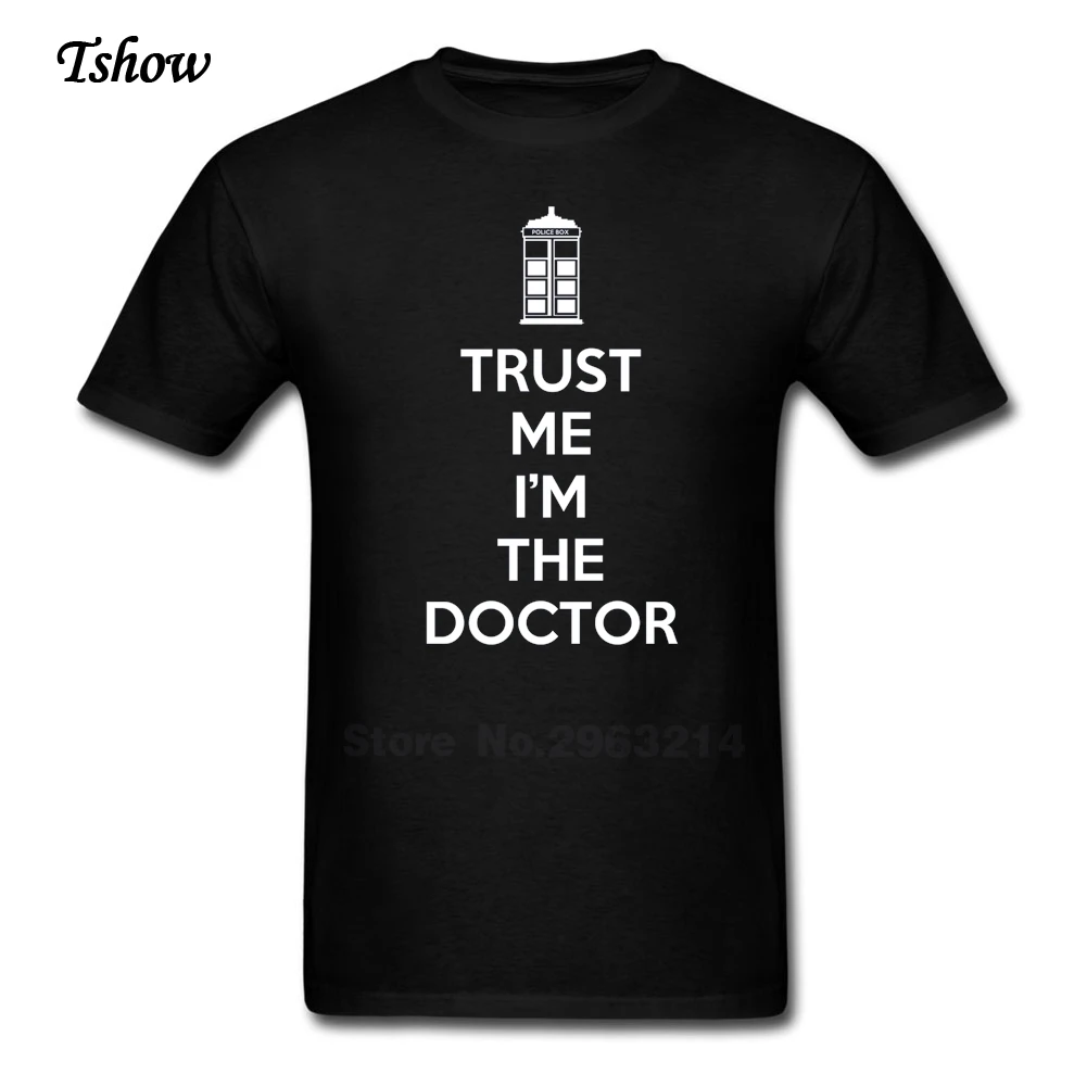 Trust Me I'M The Doctor T Shirt Man Leisure Summer Print Round Neck