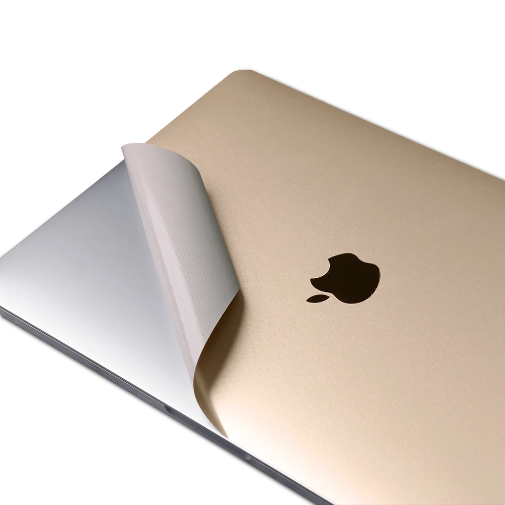 

Ultra Thin Laptop Sticker for Apple Macbook 13 Inch A1706 A1989 Champagne Gold 4 in 1 Vinyl Notebook Full Body Decal Skin Flim