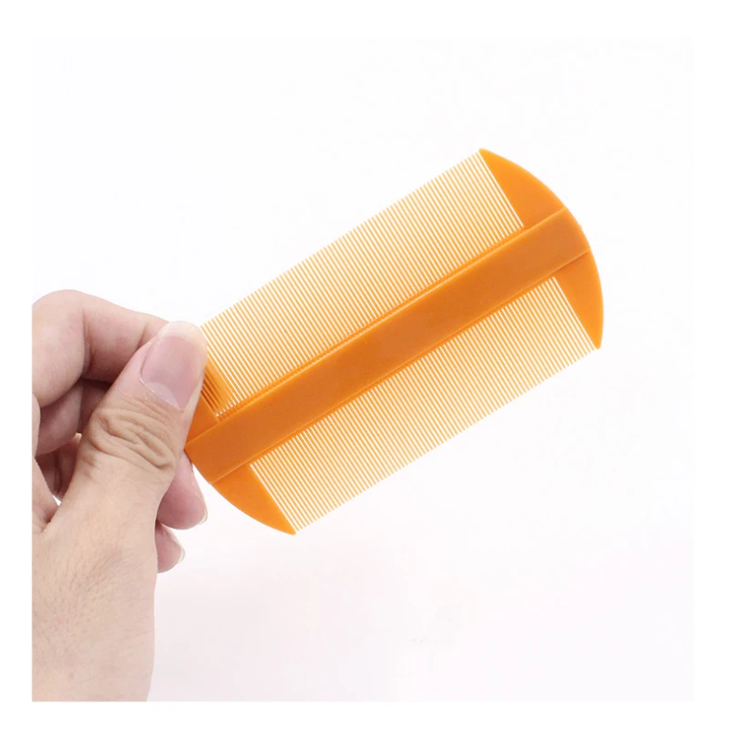 Pet pettine tromba gatto pettine pulci cane cani double sided denti del pettine pidocchi pettine di plastica morti resistente all'usura e durevole.