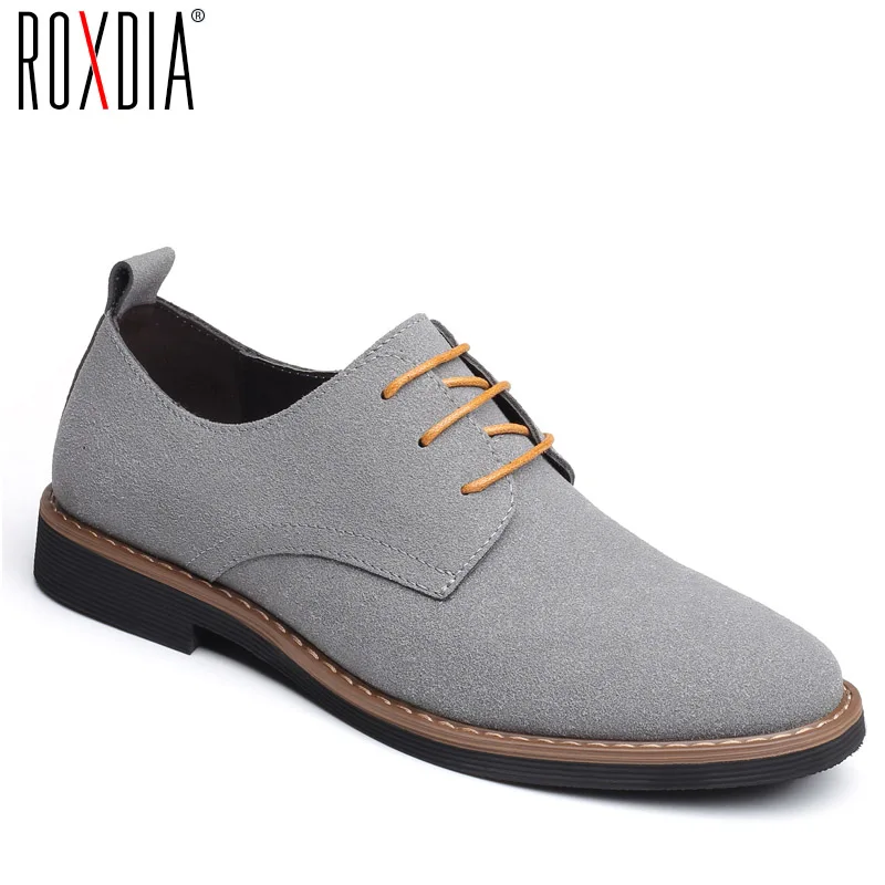 ROXDIA/брендовые Модные Мужские модельные туфли из флока мужские повседневные
