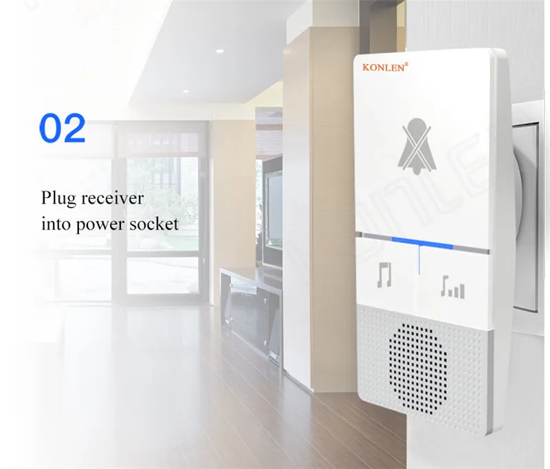 Self powered Wireless Doorbell Kit  (16)