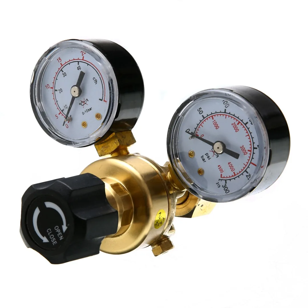 1pc W21.8 Oulet Argon CO2 Gas Brass Pressure Regulator Mig Tig Welding Flow Meter Gauge 1pc W21.8 Oulet Argon CO2 Gas Brass Pressure Regulator Mig Tig Welding Flow Meter Gauge