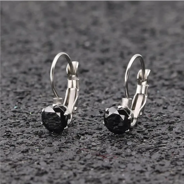 Titanium With AAA Zircon Drop Earrings For Women 316 L Stainless Steel