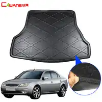 Cawanerl Car Rear Trunk Mat Boot Tray Liner Floor Luggage Carpet Mud Protector Cargo Pad For Ford Mondeo 2002-2008