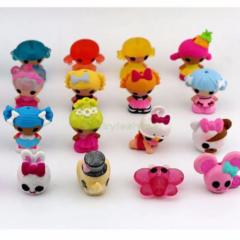 Skyleshine 100 шт./лот Куклы Super Mini Lalaloopsy и аксессуары для игрового домика игрушки экшн