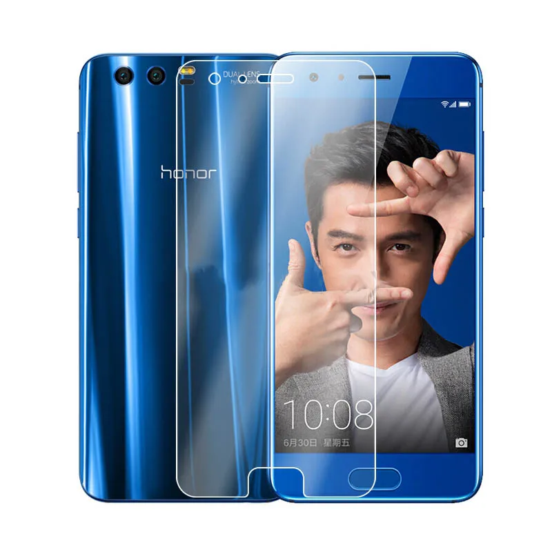 Для Huawei Honor 9 закаленное стекло пленка 9H 2.5D Премиум чехол с защитной пленкой для