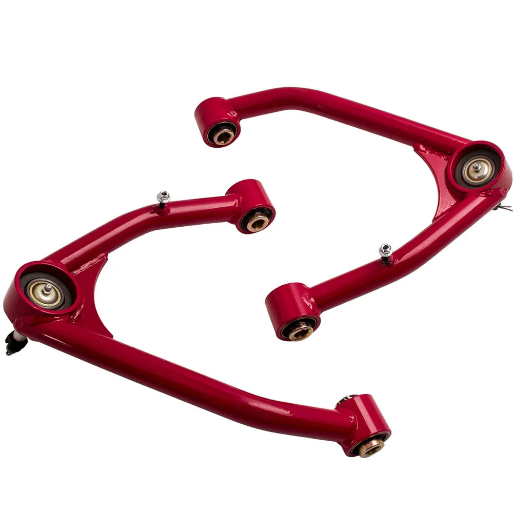 

Tubular Control Arms Front Upper for Chevrolet Silverado 1500 New Body 07-15 Red + Ball-Joint Suspension Parts