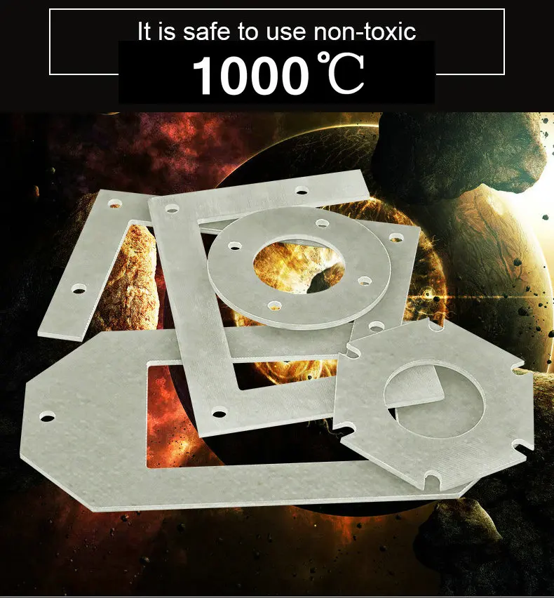 1000℃ Mould Heat Shield Sheet Temperature Insulation Board Plate Fireproof  board