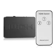 HDMI переключатель с пультом дистанционного управления выключатель HDMI делитель 3 в 1 выход HDMI Порты и разъёмы 1080 P 3D видео адаптер для DVD HDTV Xbox PS3 PS4 с пультом дистанционного управления Управление