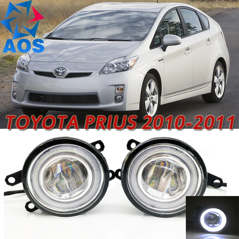 

For Toyota Prius 2010-2011 Car Styling LED Angel eyes DRL LED Fog light Car Daytime Running Fog Light set
