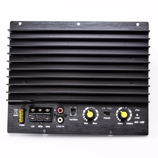 

LEROY DC 12V MP3 Decoding Amplifier Board Subwoofer for Car Speaker Home Amplifier Motorcycle 10 Inch
