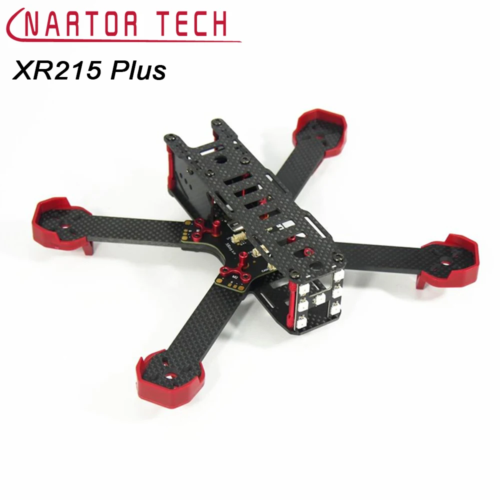 

XR215 Plus Carbon Fiber Frame Built-in OSD LED For DIY Mini FPV Racing Drone Frame Kit XR215 Upgrade