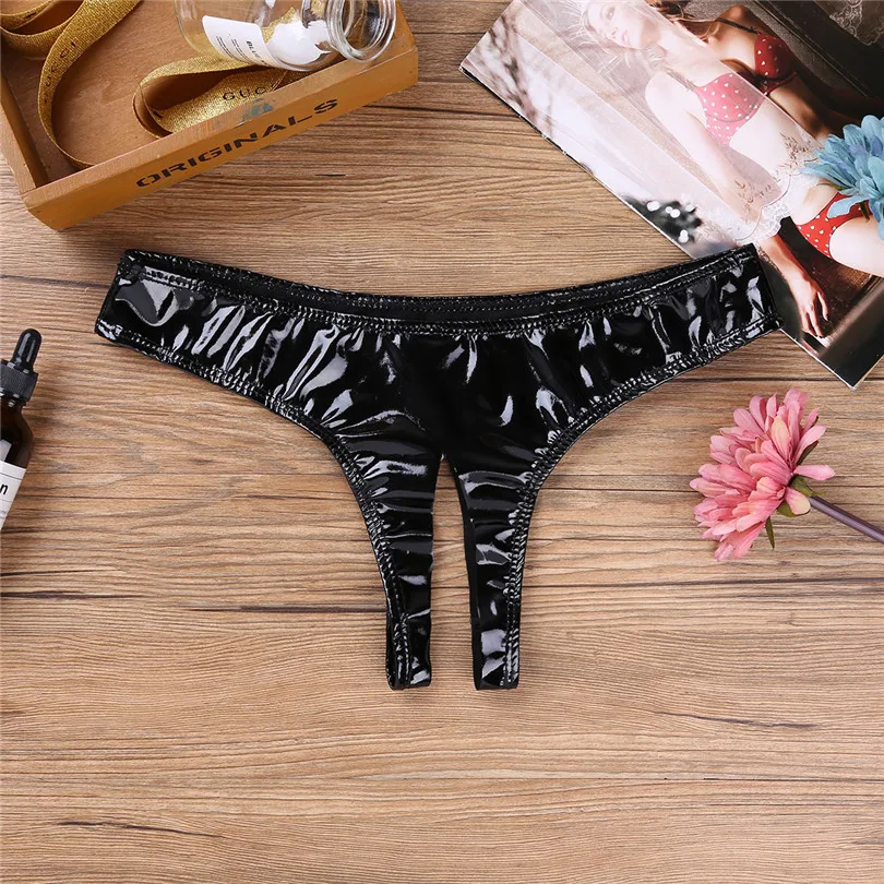 Black high cut Underwear for Women Female G-String Panties Ladies Briefs Thongs Sexy Lingerie Adult Flirt Dress Sexual Wear