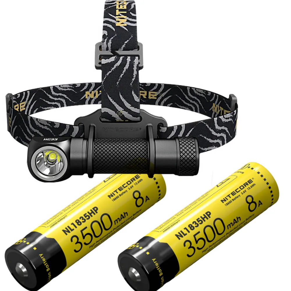 NITECORE HC33 налобный фонарь CREE XHP35 HD светодиодный Макс 1800 люмен дальность луча 187 м головной светильник 8 режимов работы наружный головной светильник