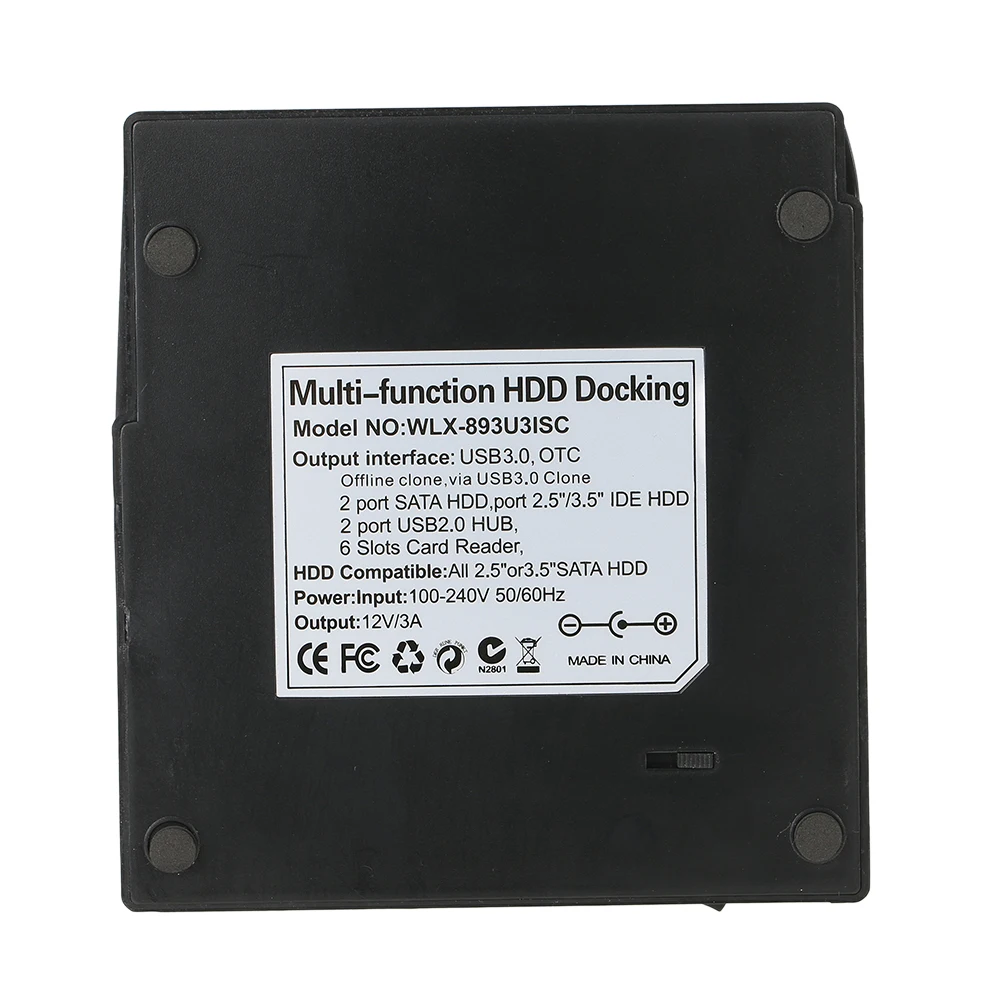 Многофункциональная док станция с USB 3 0 на 2 порта SATA s 1 порт IDE для внешнего