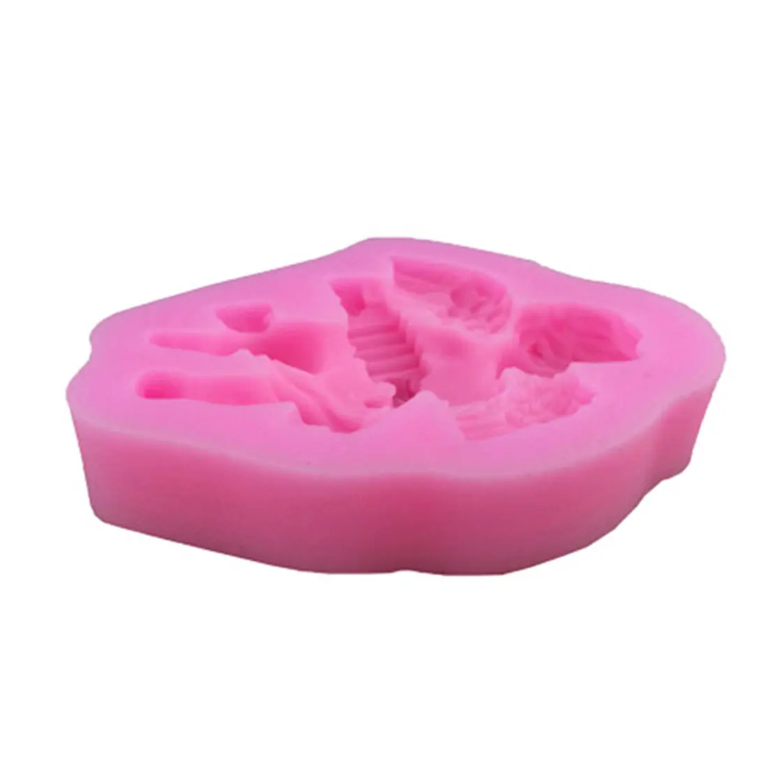 

Hot Angel Boy Shape 3D Silicone Cake Mold Soap Candle Molds Kitchen Baking Fondant Cake Decorating Tools