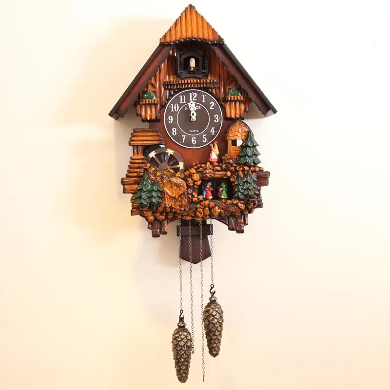 

Luxurious Music Cuckoo Wall Clock Creative Fashion Living Room Children Room Holiday Gifts
