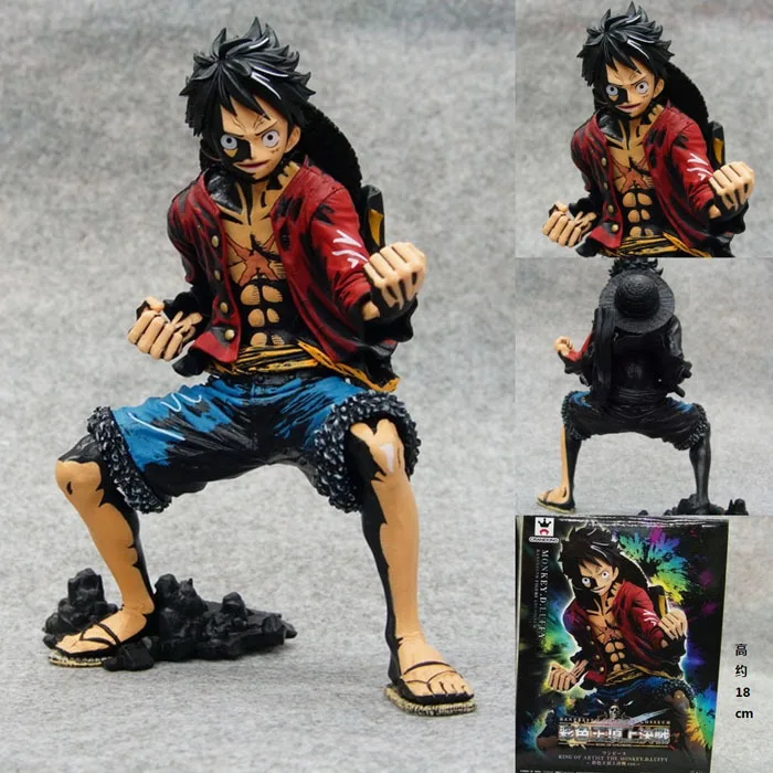 Japanese Anime One Piece King Of Artist The Monkey.D.Luffy 19cm/7.6" PVC Figure Model Toy Loose