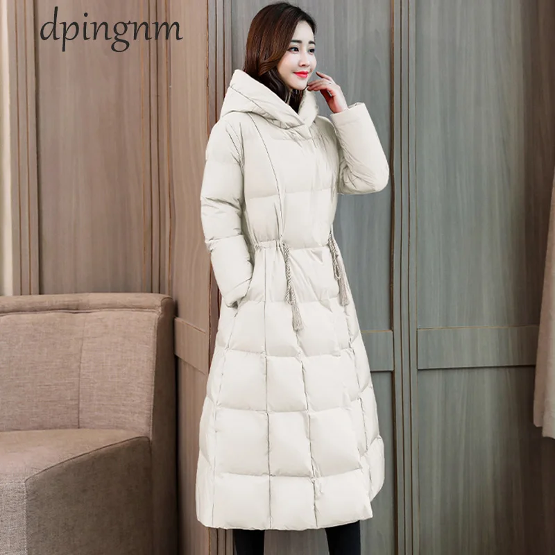 Winter New Collection Bio Fluff Hooded Women's Winter Coat Parka European Style Warm Stylish Women's Winter Jacket