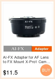 C-FX адаптер для объектива FX Mount X-T2 X-T20 X-T10 XE1 Камера